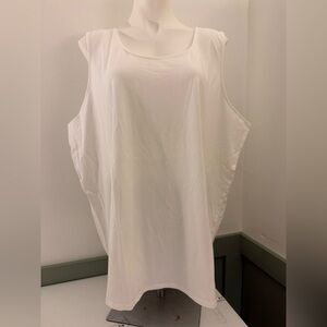 White Sleeveless Top